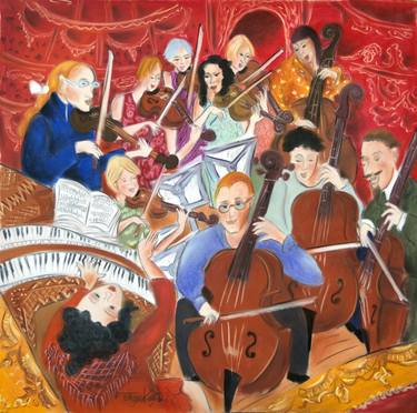 Print of Music Paintings by Tatjana Krizmanic