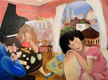 Original People Paintings by Tatjana Krizmanic