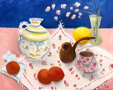 Original Still Life Paintings by Tatjana Krizmanic