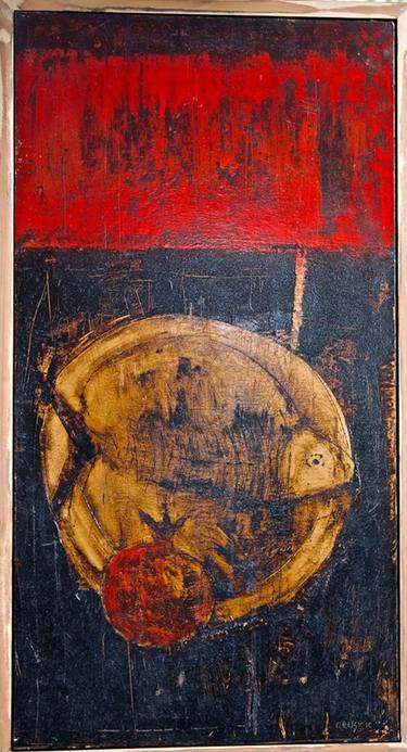 Original Abstract Fish Paintings by Senad Kruskic