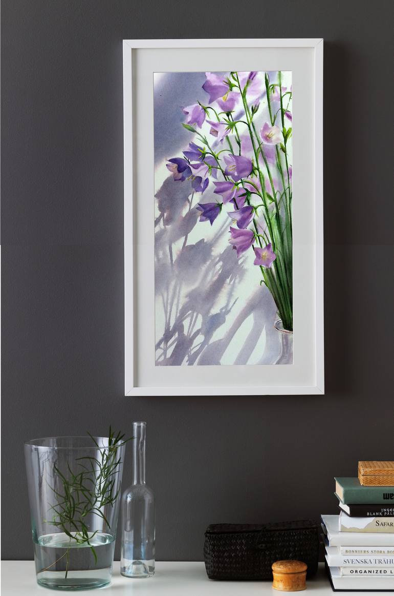 Original Illustration Floral Painting by Olga Beliaeva Watercolor