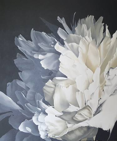 Original Figurative Floral Paintings by Luigi Maria De Rubeis