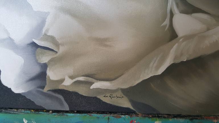 Original Figurative Floral Painting by Luigi Maria De Rubeis