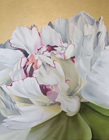 Original Figurative Floral Paintings by Luigi Maria De Rubeis