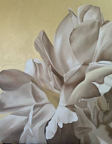 Original Figurative Floral Painting by Luigi Maria De Rubeis