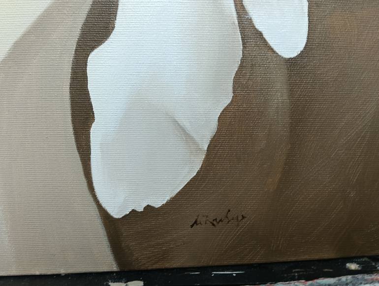 Original Figurative Floral Painting by Luigi Maria De Rubeis