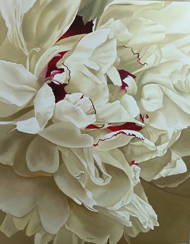 Original Figurative Floral Painting by Luigi Maria De Rubeis