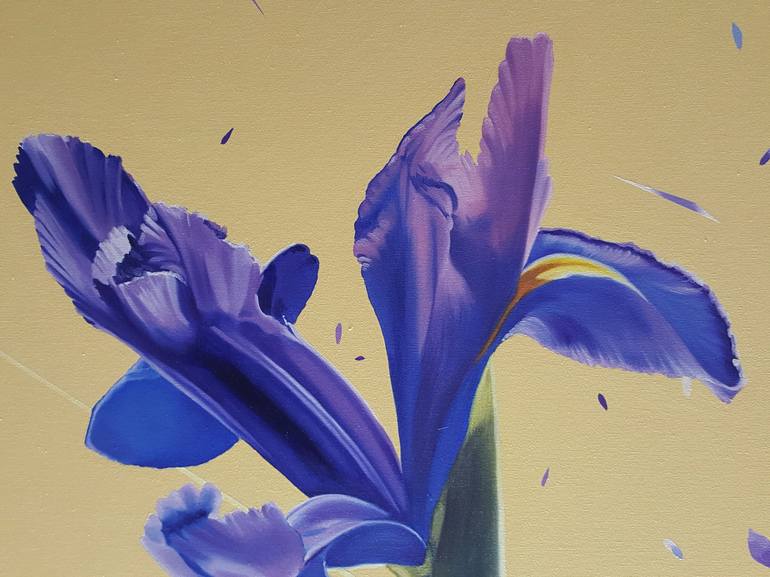 Original Figurative Floral Painting by Luigi Maria De Rubeis