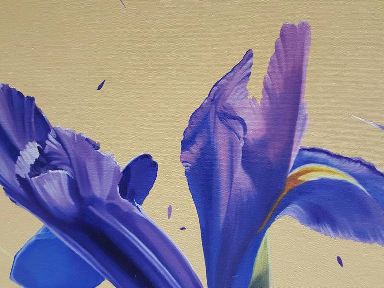 Original Figurative Floral Painting by Luigi Maria De Rubeis