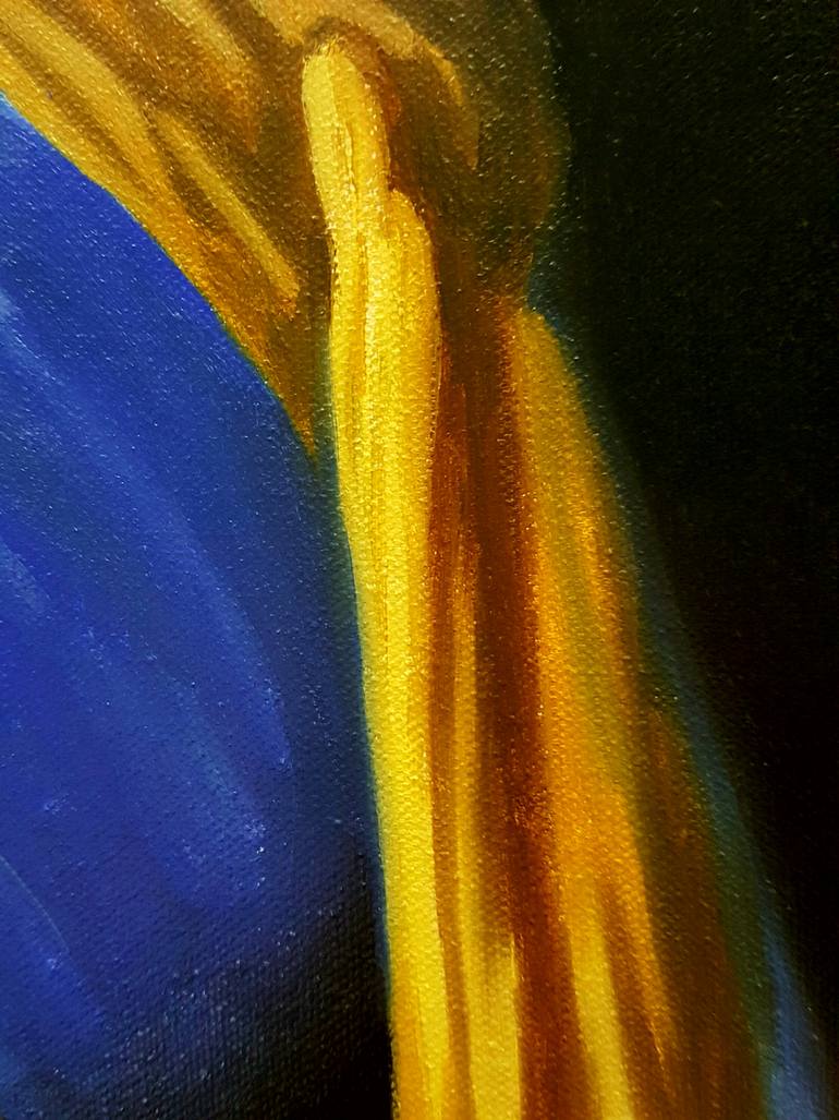 Original Figurative People Painting by Luigi Maria De Rubeis