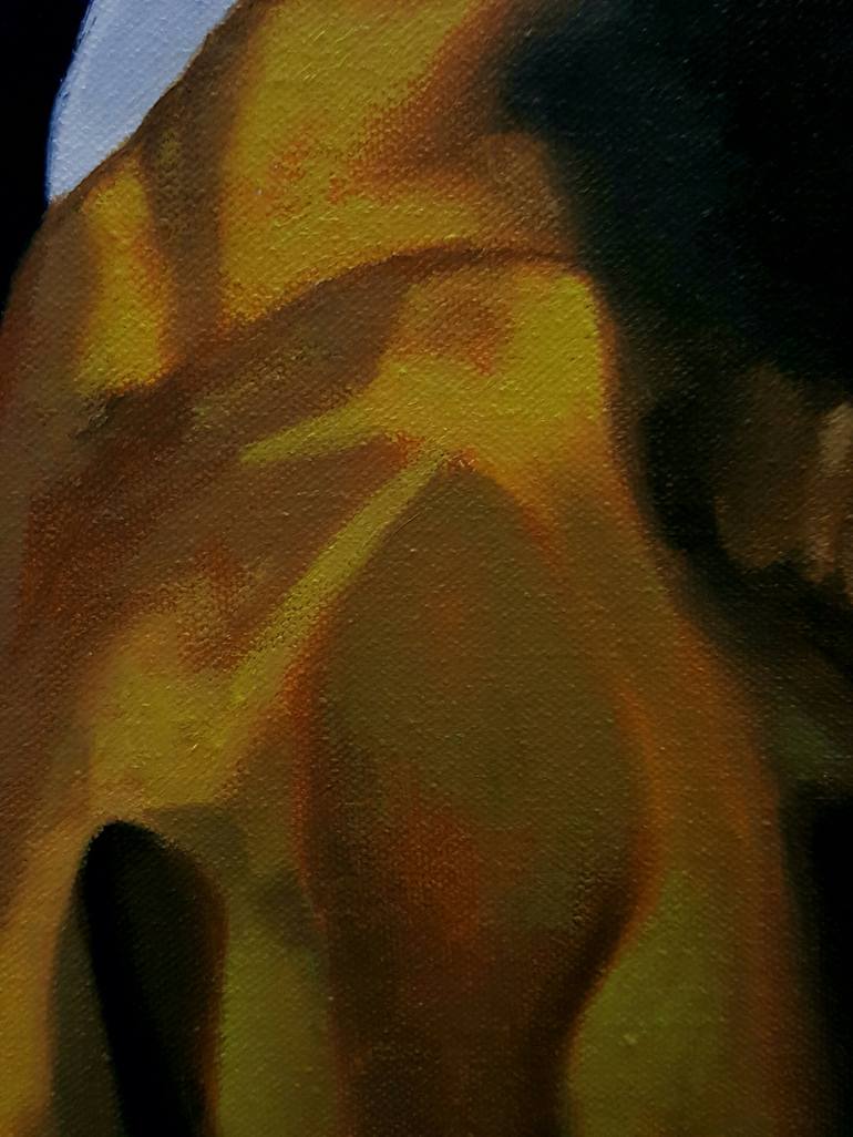 Original Figurative People Painting by Luigi Maria De Rubeis