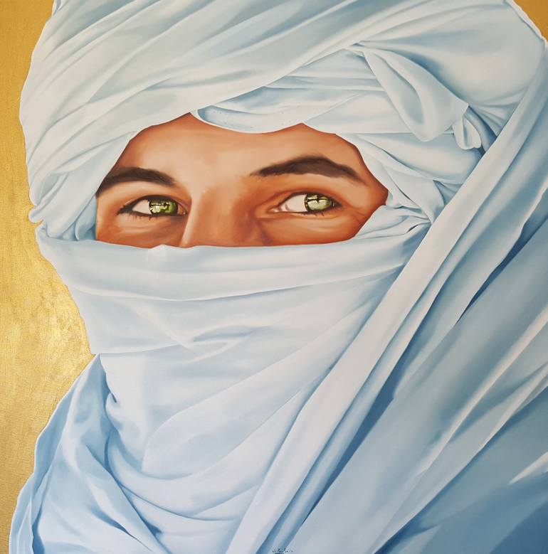 FOR THESE EYES, OIL ON CANVAS - Print