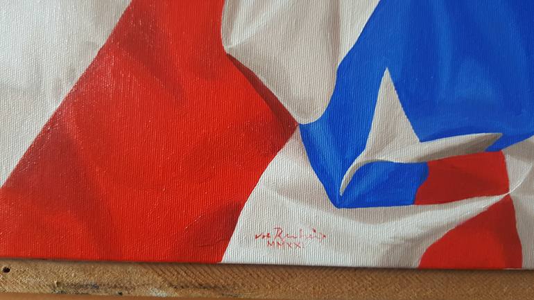 Original Conceptual Popular culture Painting by Luigi Maria De Rubeis
