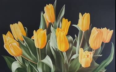Original Floral Paintings by Luigi Maria de Rubeis