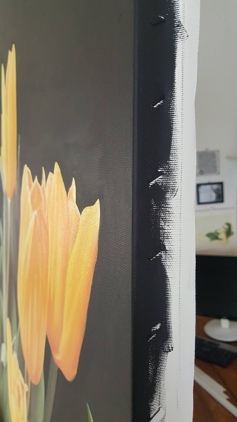 Original Figurative Floral Painting by Luigi Maria De Rubeis