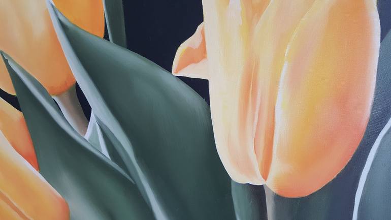 Original Figurative Floral Painting by Luigi Maria De Rubeis