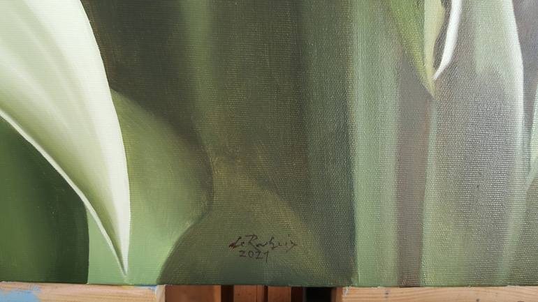 Original Figurative Floral Painting by Luigi Maria De Rubeis