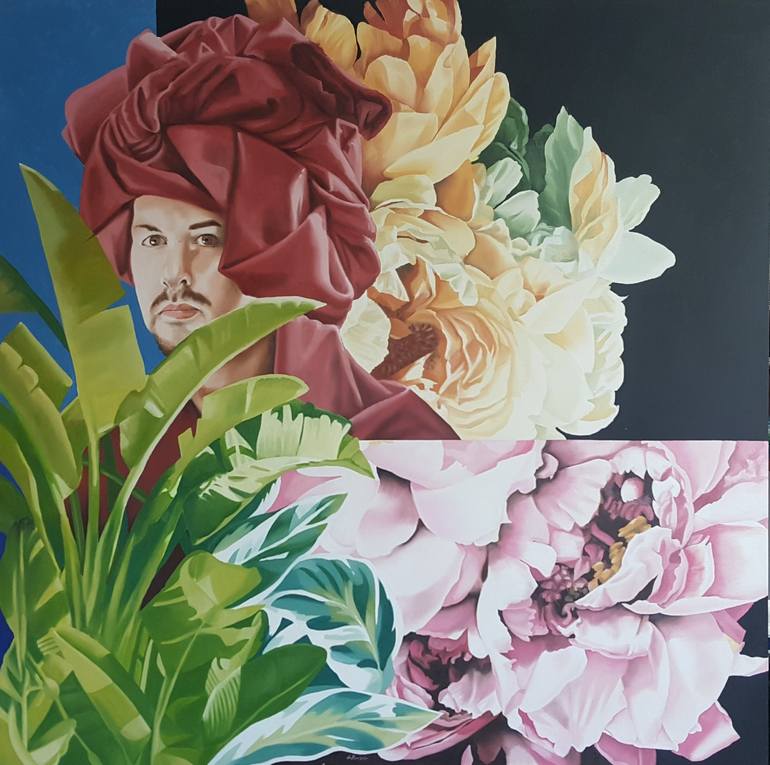 Print of Contemporary Floral Paintings by Luigi Maria De Rubeis