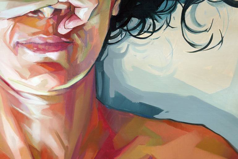 Original Figurative Nude Painting by Alejandro Casanova Barberán