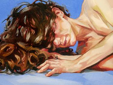 Original Realism People Paintings by Alejandro Casanova Barberán