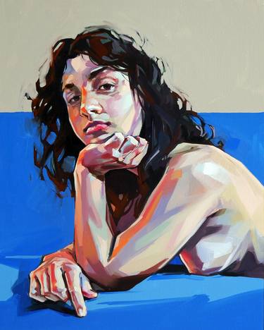 Original Figurative Nude Paintings by Alejandro Casanova Barberán