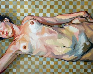 Original Figurative Nude Paintings by Alejandro Casanova Barberán