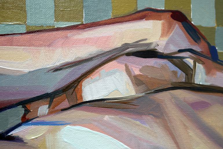 Original Figurative Nude Painting by Alejandro Casanova Barberán