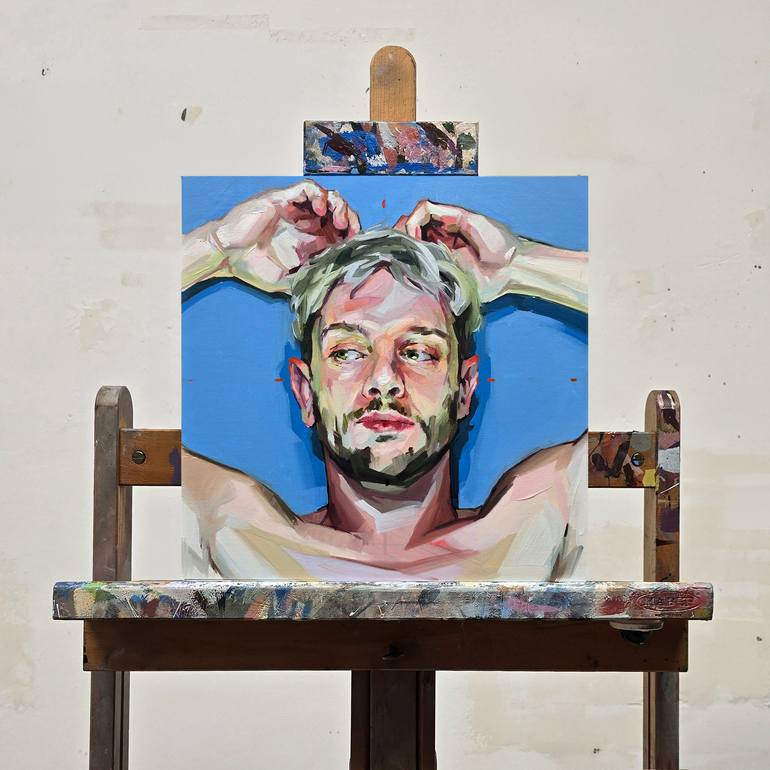Original Figurative People Painting by Alejandro Casanova Barberán