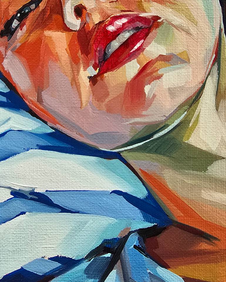 Original Figurative People Painting by Alejandro Casanova Barberán