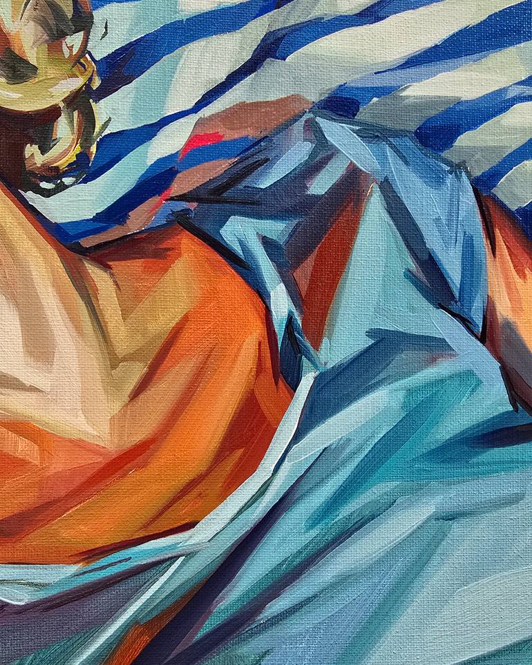 Original Figurative People Painting by Alejandro Casanova Barberán