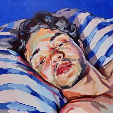 Original Figurative Portrait Painting by Alejandro Casanova Barberán