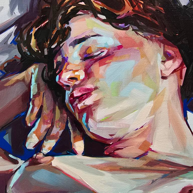 Original Figurative People Painting by Alejandro Casanova Barberán
