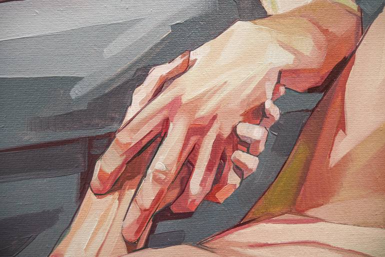Original Figurative People Painting by Alejandro Casanova Barberán