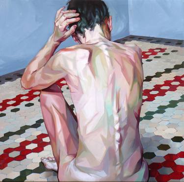 Original Figurative Nude Paintings by Alejandro Casanova Barberán