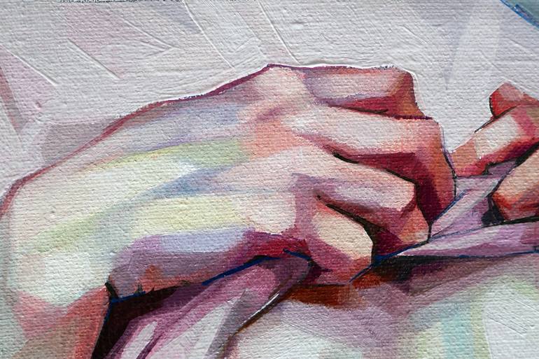 Original Figurative Nude Painting by Alejandro Casanova Barberán