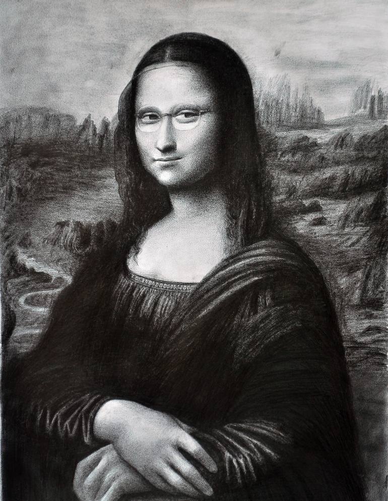 Mona Lisa - Graphite Paper - 9 x 12