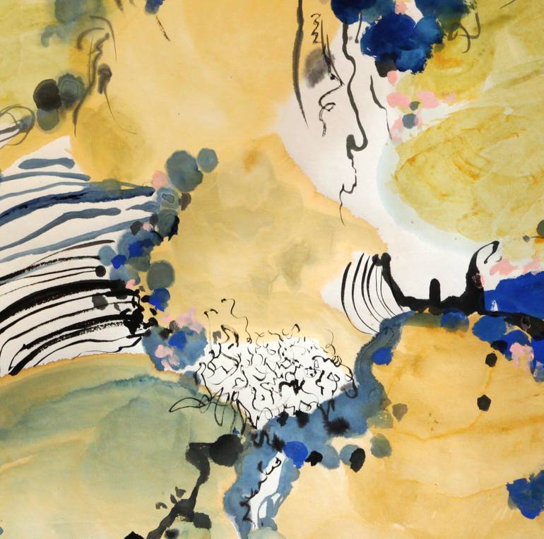 Original Abstract Painting by Saya Behnam