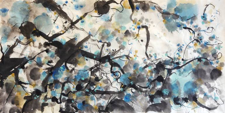 Original Abstract Paintings by Saya Behnam