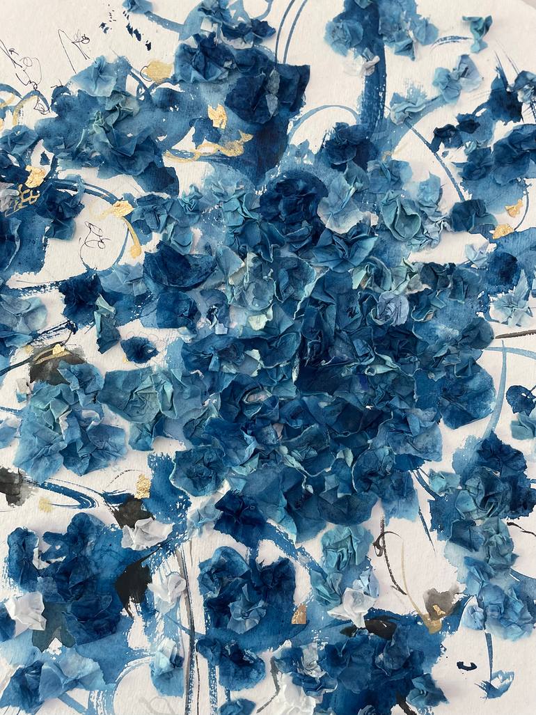 Original Abstract Expressionism Abstract Painting by Saya Behnam