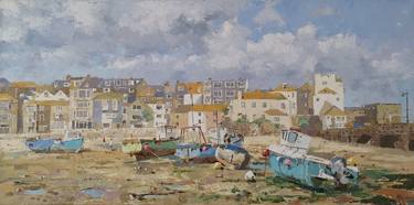 Original Impressionism Beach Paintings by Thomas Gowen