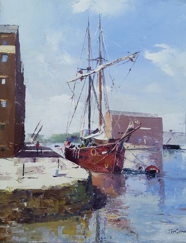 Print of Modern Boat Paintings by Thomas Gowen