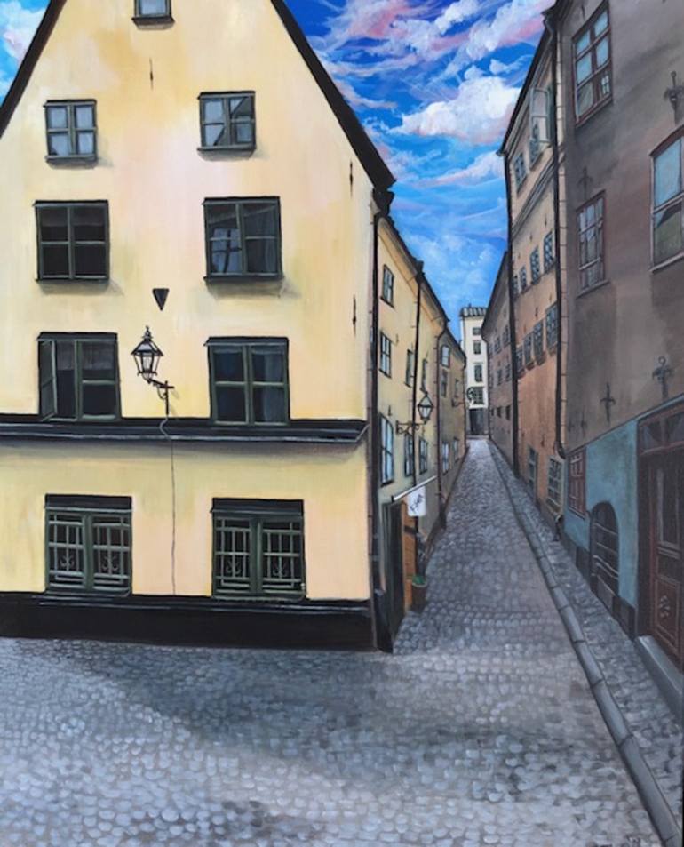 Original Nature Painting by Sarah King | Modernism Art on Canvas | Old Town