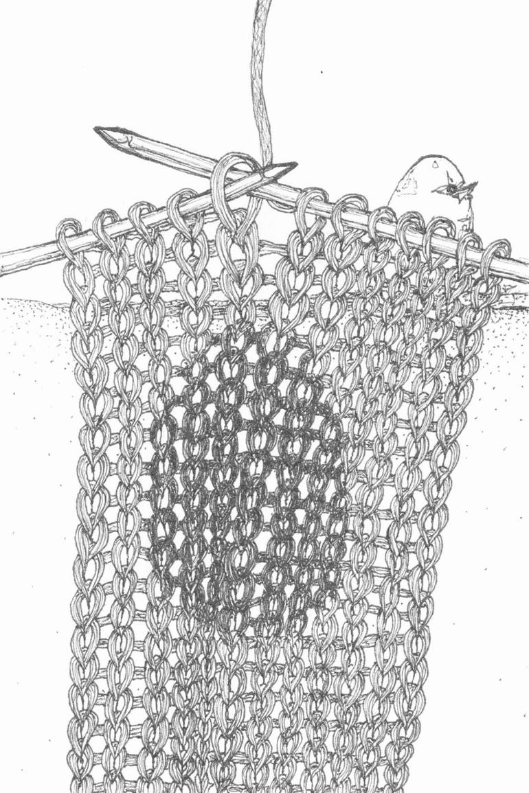 Original Contemporary Patterns Drawing by Raya Korkut