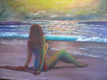 A woman by the beach thumb