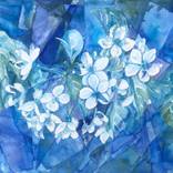 Blue dream flowers by Linn Ngo