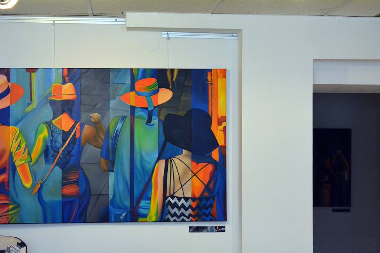 Original Figurative People Painting by Oana Rinaldi