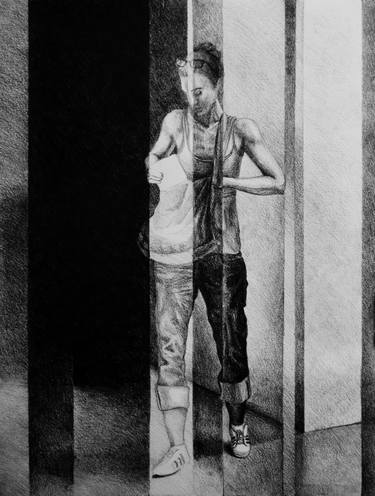 Print of Photorealism People Drawings by Oana Rinaldi