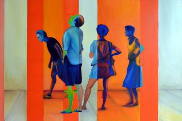 Print of People Paintings by Oana Rinaldi