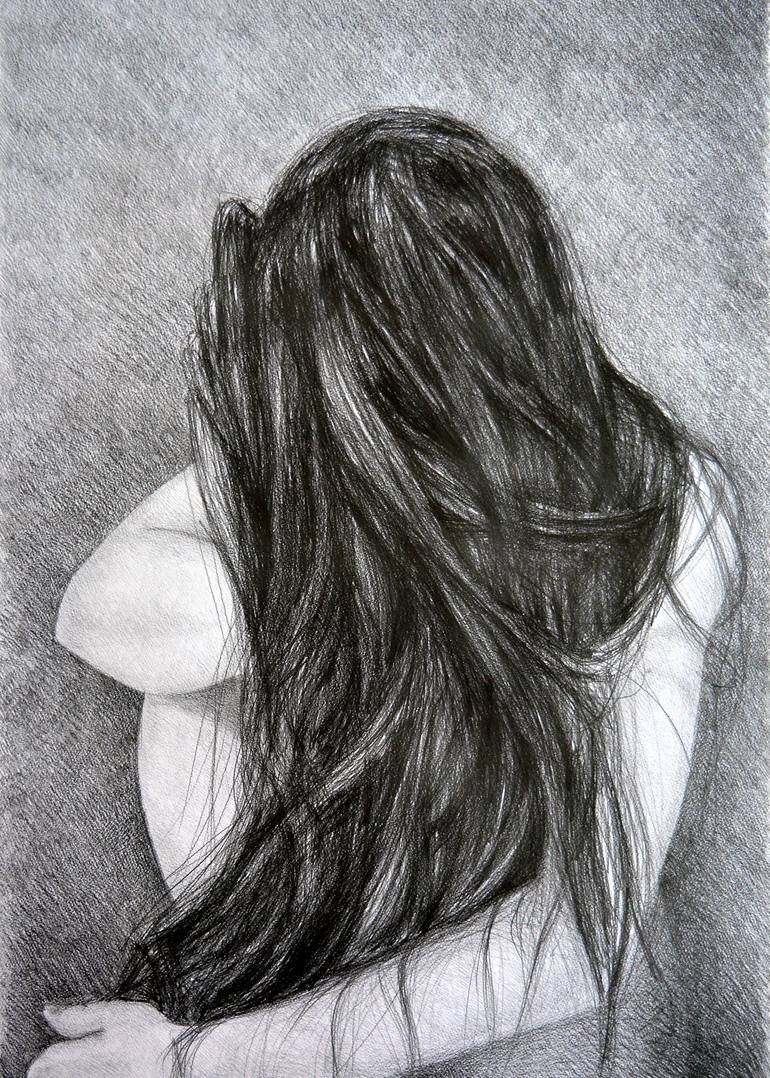 Farewell Drawing by Oana Rinaldi | Saatchi Art