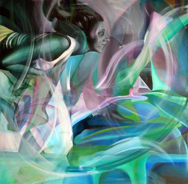 Original Conceptual People Paintings by Oana Rinaldi